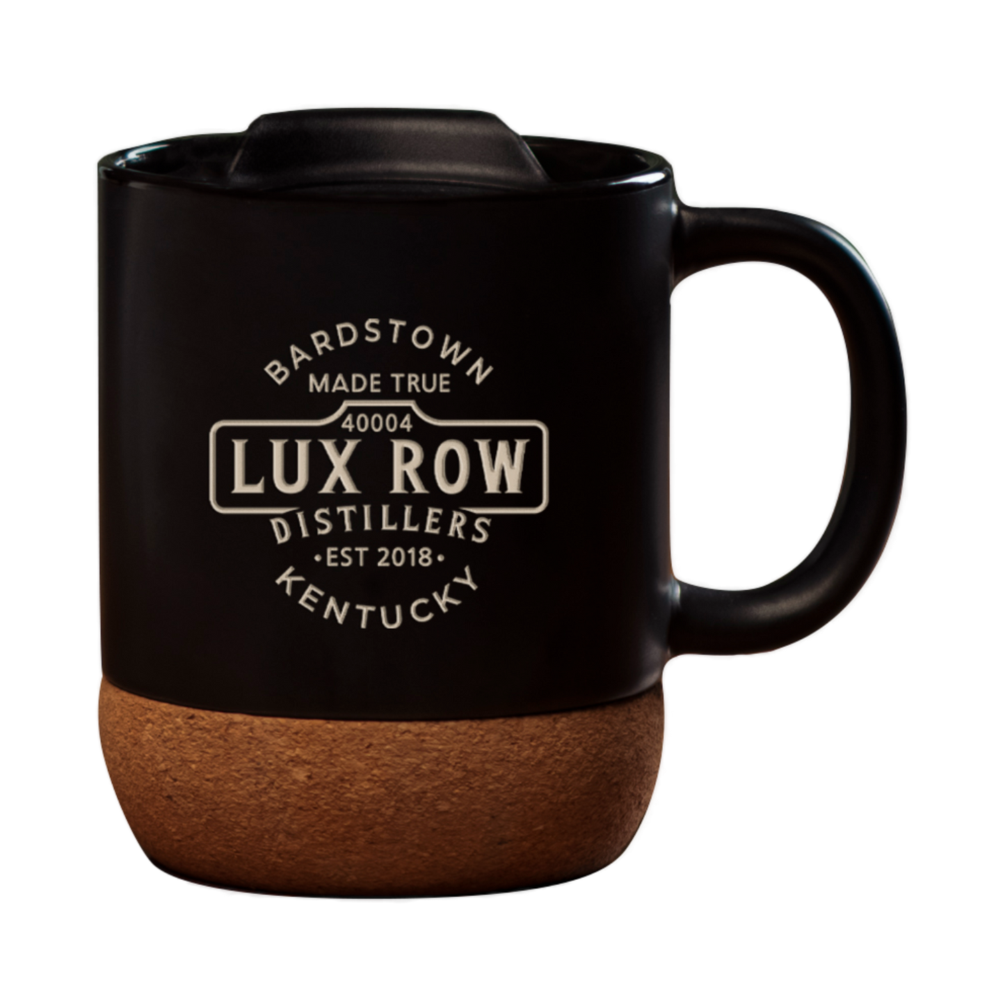 Black - Cork Ceramic Mug - 4 oz