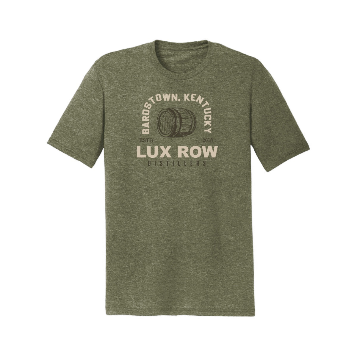 Lux Row Tri-Blend T-Shirt – Military Green Frost