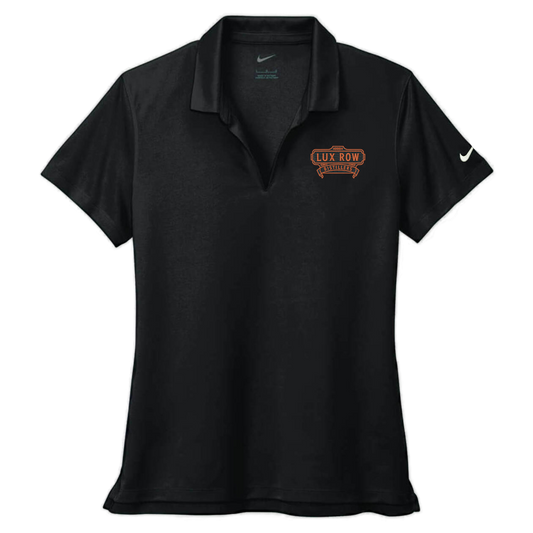 Lux Row Distillers Ladies Nike Dri-FIT Micro Pique 2.0 Polo – Black