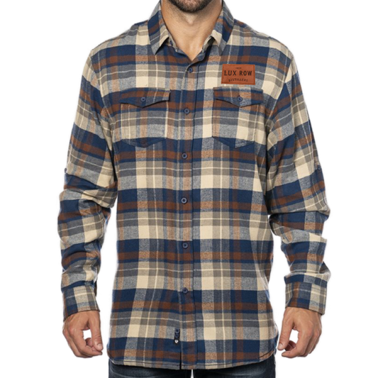 Lux Row Distillers Burnside Flannel – Brown