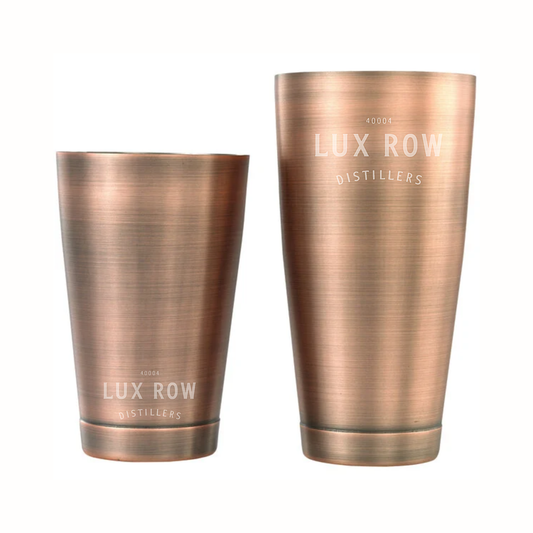 Lux Row Distillers Copper-Plated Boston Shaker Set from Barfly