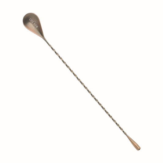 Lux Row Distillers Antique Copper-Plated Mixing Spoon from Barfly